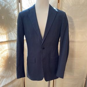 Hugo Boss Navy Pinstripe Blazer